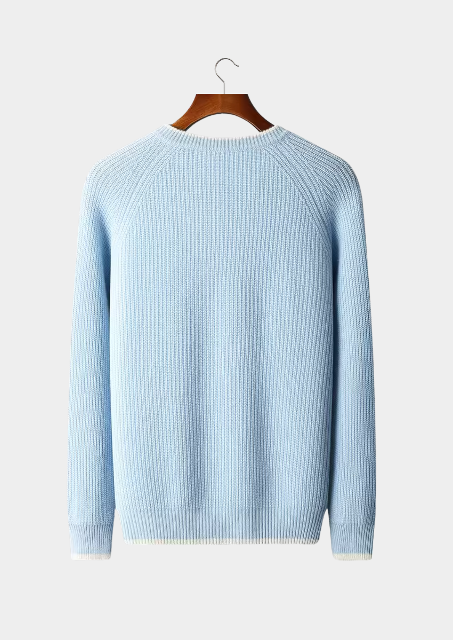 Herre Crew Neck Strikket Sweater – Årsæson Smart Casual Essential