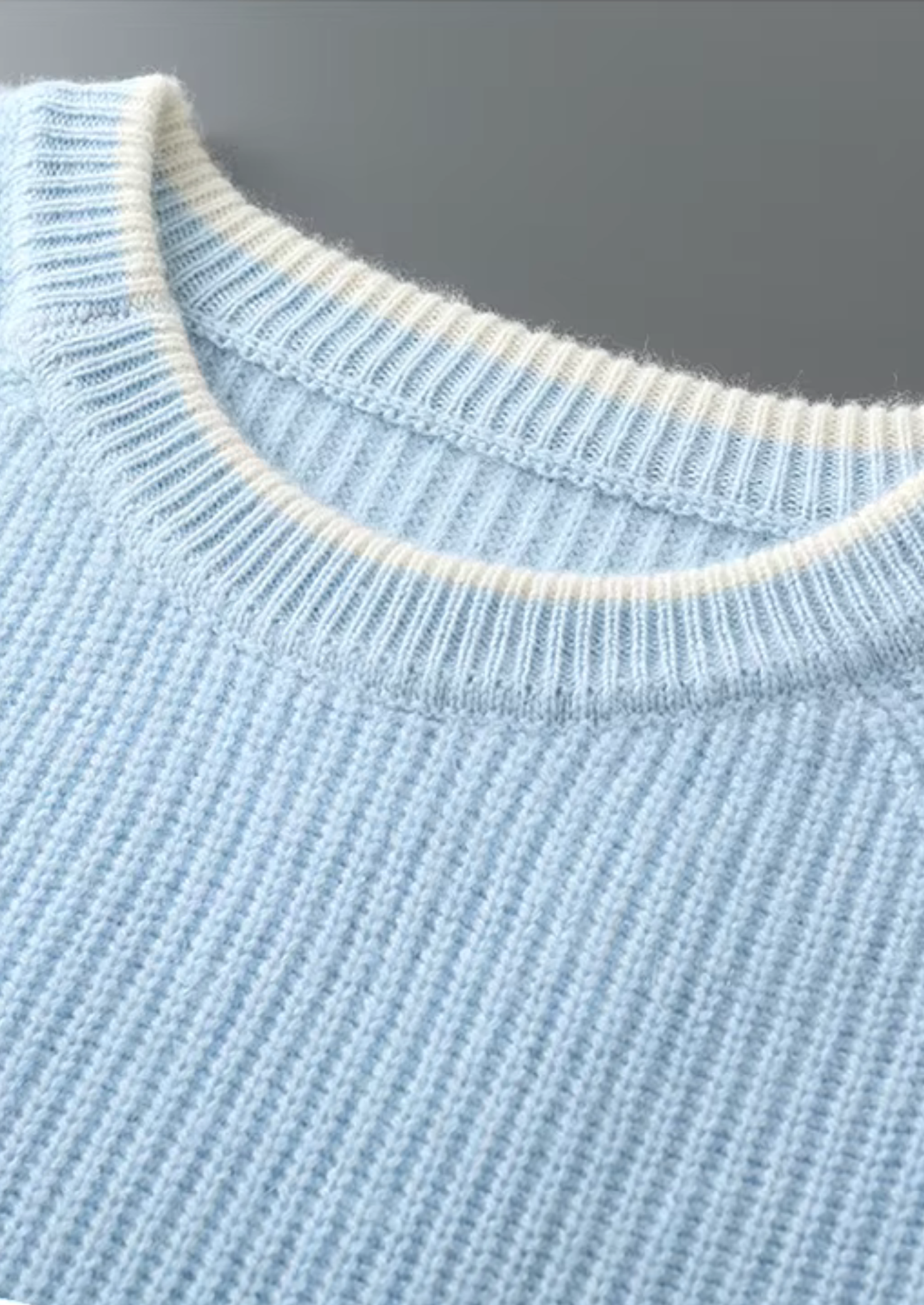 Herre Crew Neck Strikket Sweater – Årsæson Smart Casual Essential