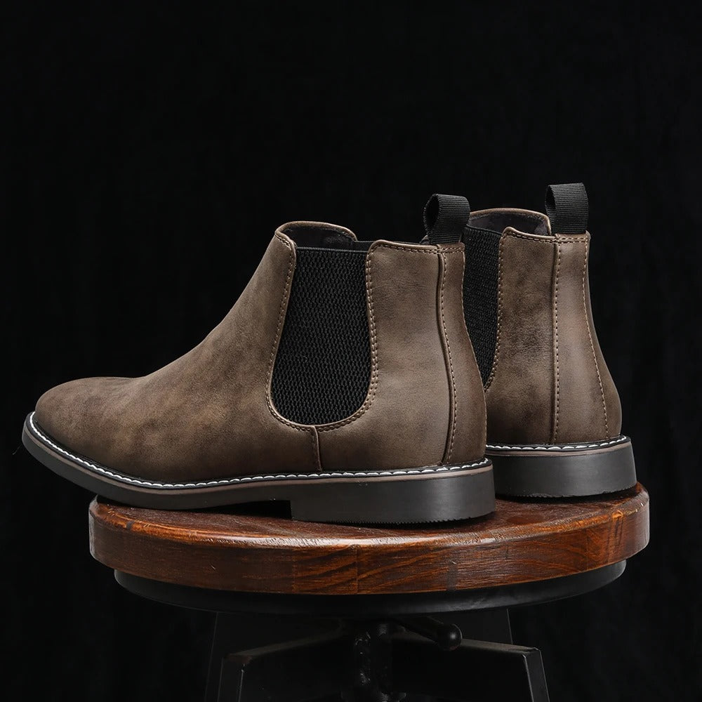 Herre Dress Chelsea Støvler med Slanke Elastiske Sider – Smart Casual