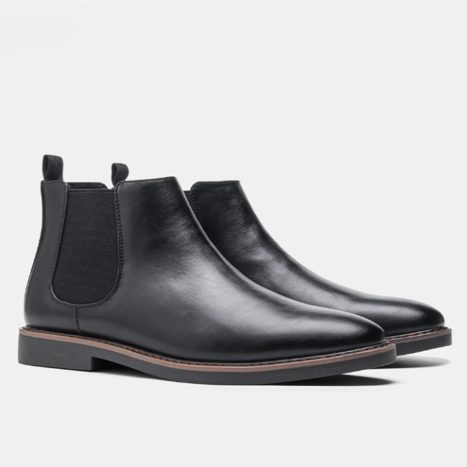 Herre Dress Chelsea Støvler med Slanke Elastiske Sider – Smart Casual