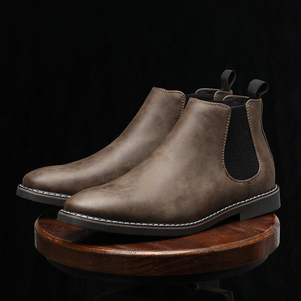 Herre Dress Chelsea Støvler med Slanke Elastiske Sider – Smart Casual