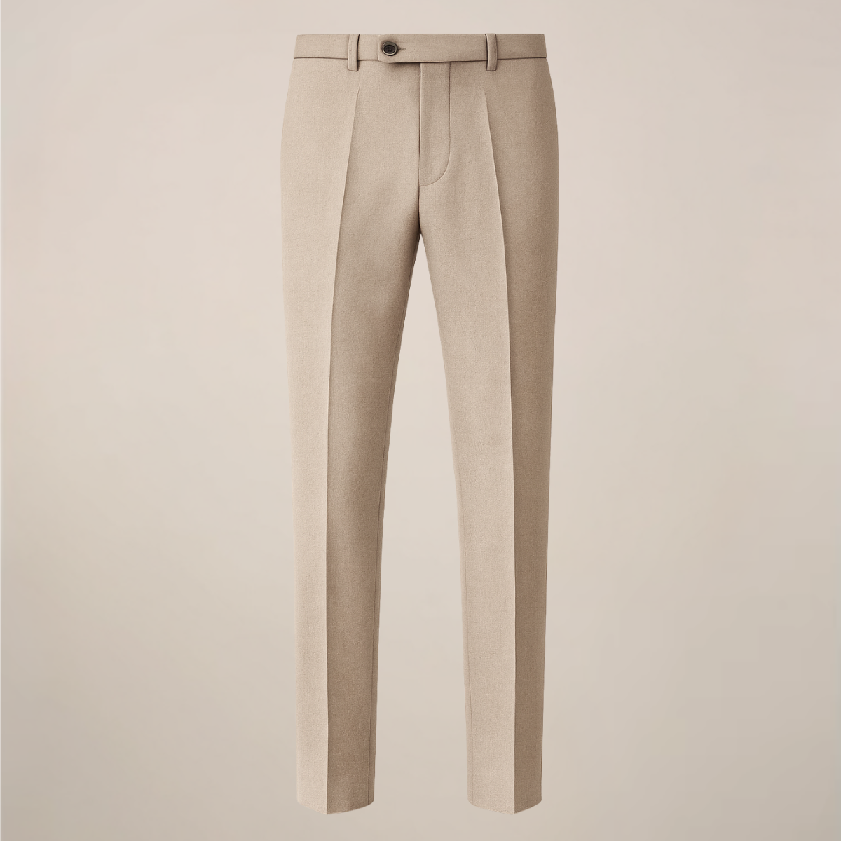 Herre Khaki Tre-delt Jakkesæt – Slim Fit Tuxedo til Bryllupper og Formelle Anledninger
