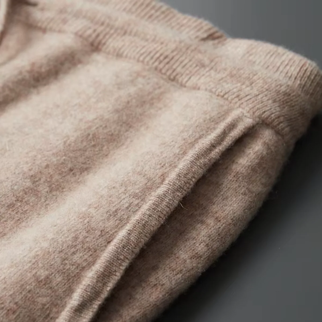 Herre Lounge Sæt – Zip-Up Sweater og Snøre Bukser til Ubesværet Komfort