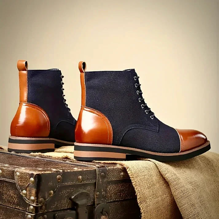 Herre Moderne Oxford Støvler – Tidless Elegance med Daglig Funktionalitet
