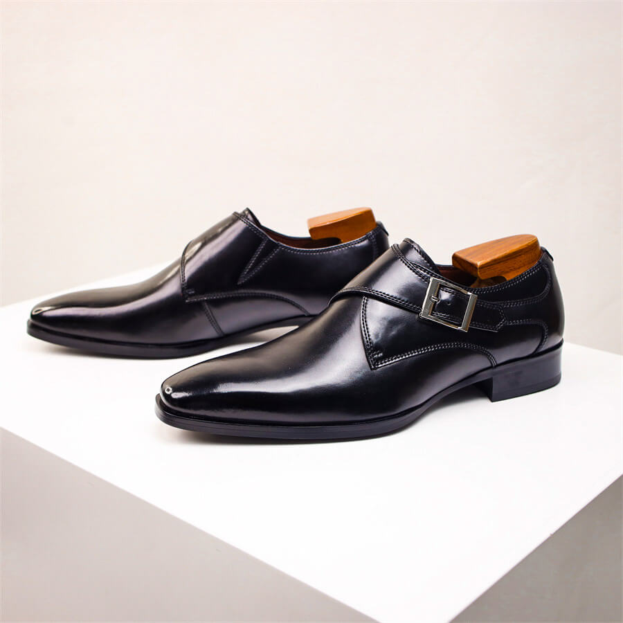 Herre Monk Strap Sko – Klassisk Spænde Detalje