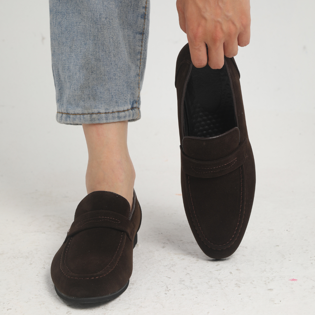 Mænds Penny Loafers – Tidøs Silhuet med Hverdagsfunktionalitet