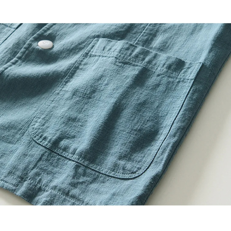 Herre Relaxed Linned Blazer – Smart-Casual Letvægtslag