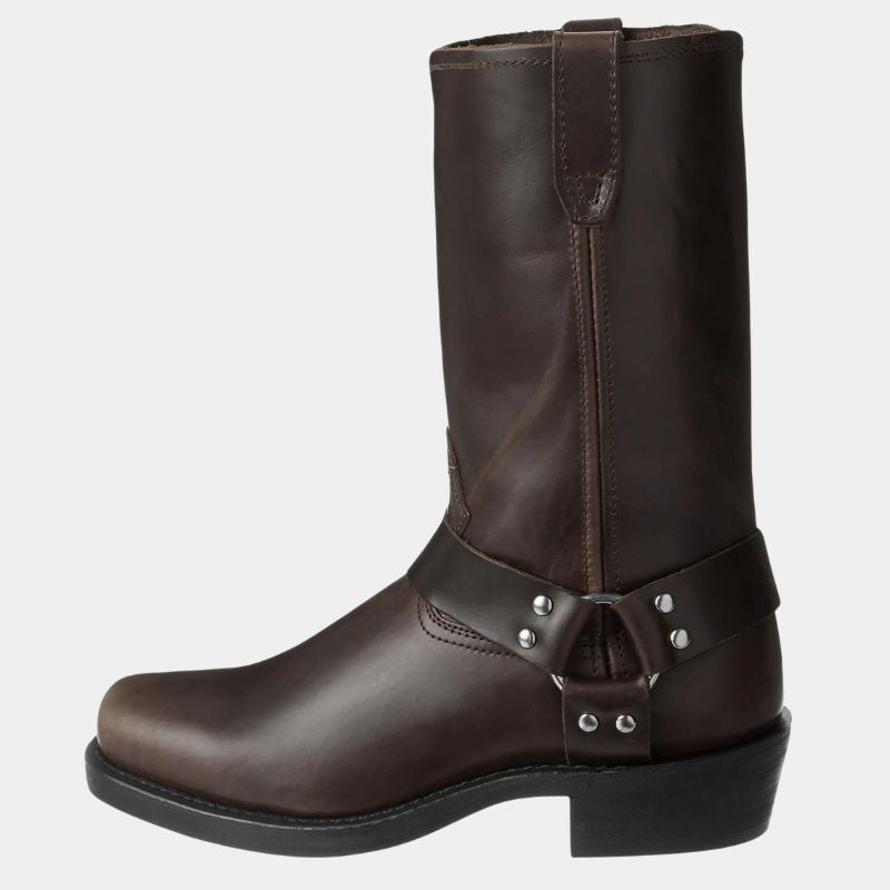 Kvinders Vintage Cowboy Støvler – Holdbart Western Seler Design med Klassisk Firkantet Tå