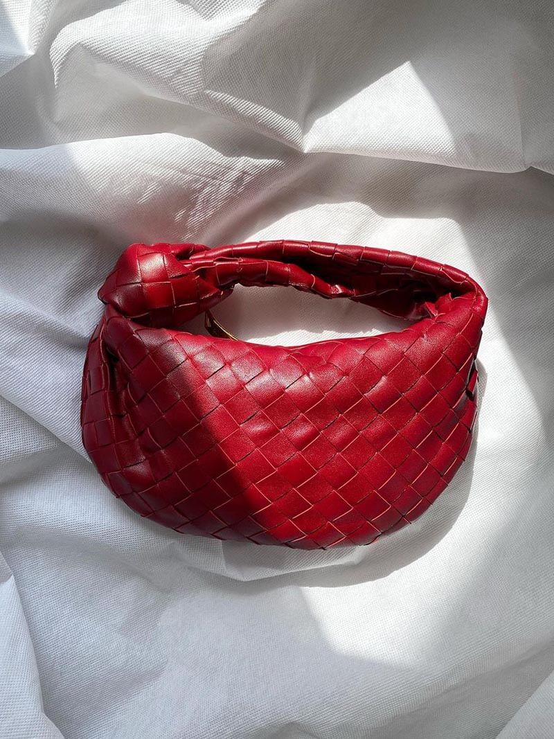 Mini Håndtaske Vævet Stil