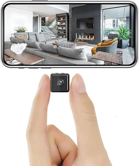 Mini Sikkerhedskamera med Bevægelsesdetektion og App-Kontrol