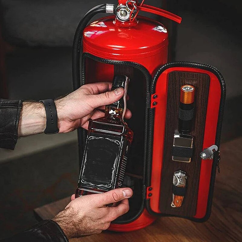 Minibar Ildslukker Design Med Skjult Opbevaring