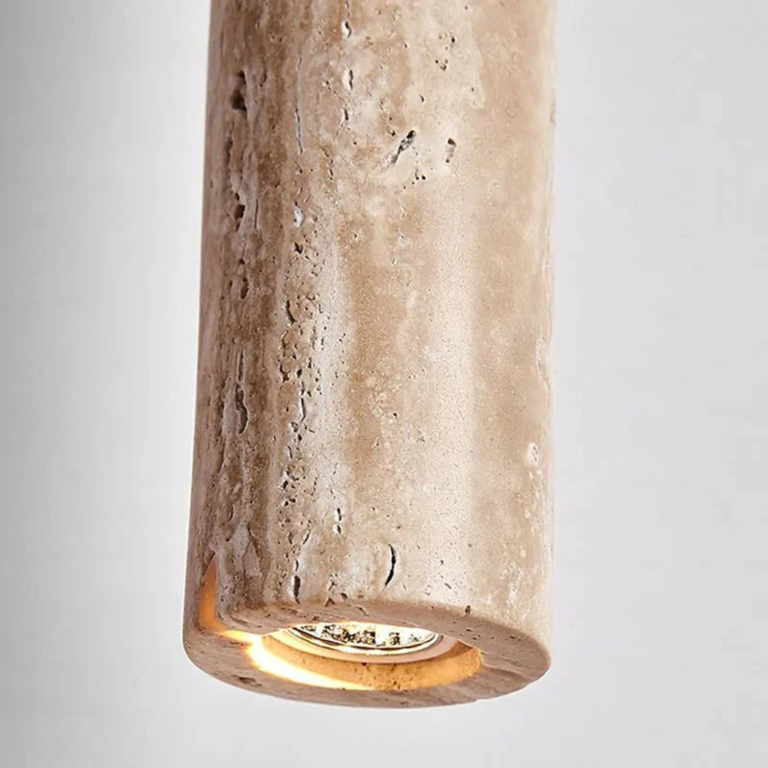 Minimalistisk LED-lysekrone i Wabi-Sabi Stil