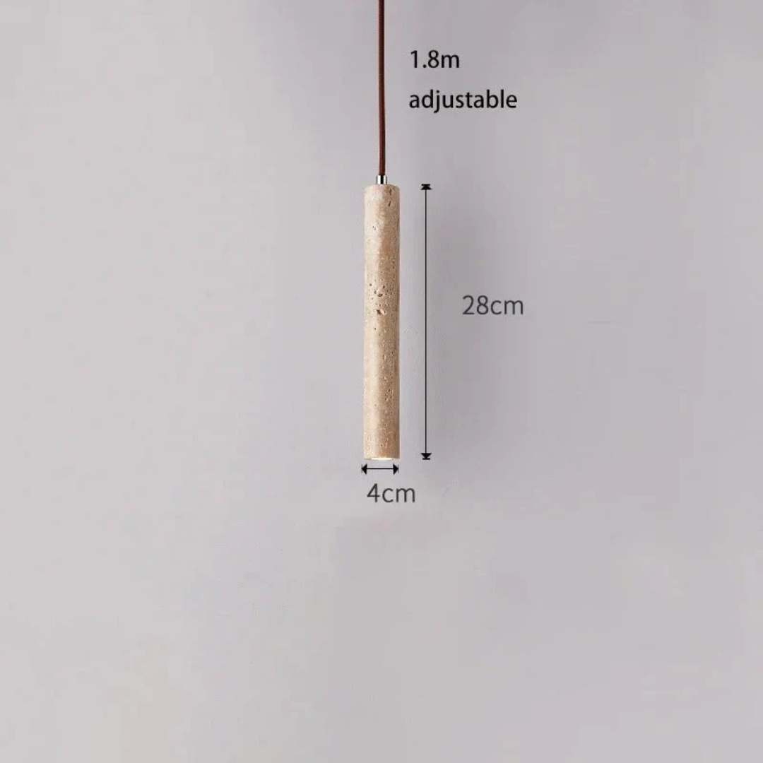 Minimalistisk LED-lysekrone i Wabi-Sabi Stil