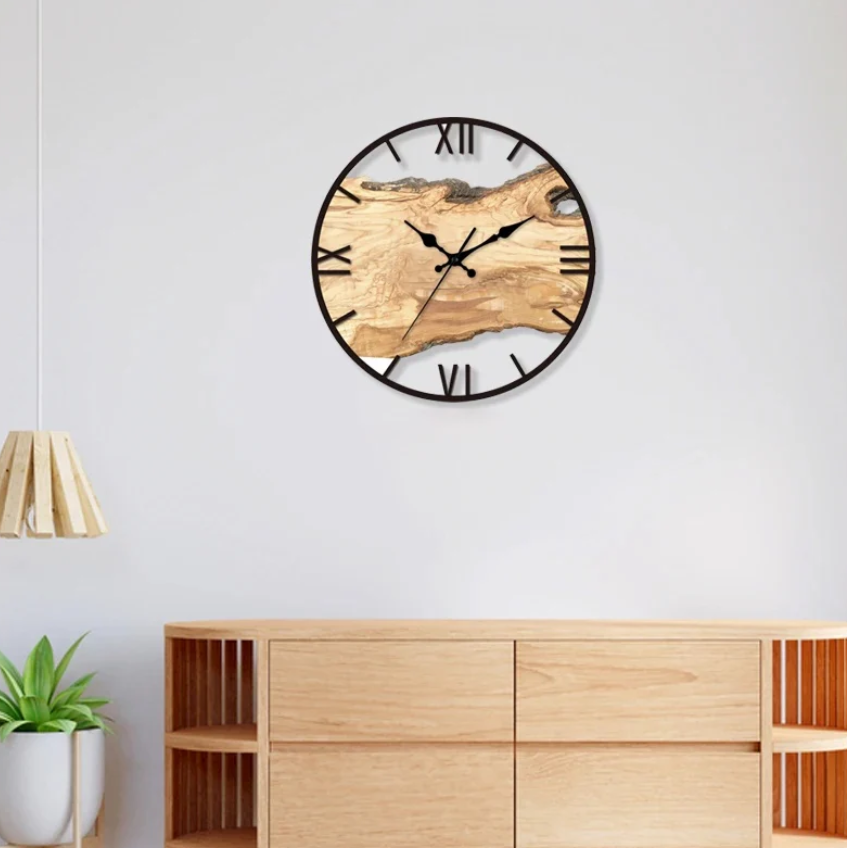 Minimalistisk Vægur Gennemsigtigt Design