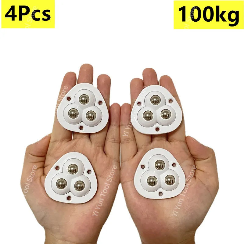 Møbelflytterhjul Selvklæbende 360° Rotation