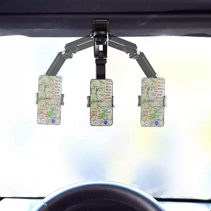 Mobilholder Til Bilen Med 360 Graders Rotation Multifunktionel Design