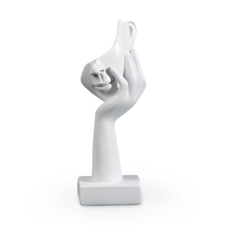 Moderne Abstrakt Tænker Skulptur - Kunstnerisk Indretning Til Dit Hjem