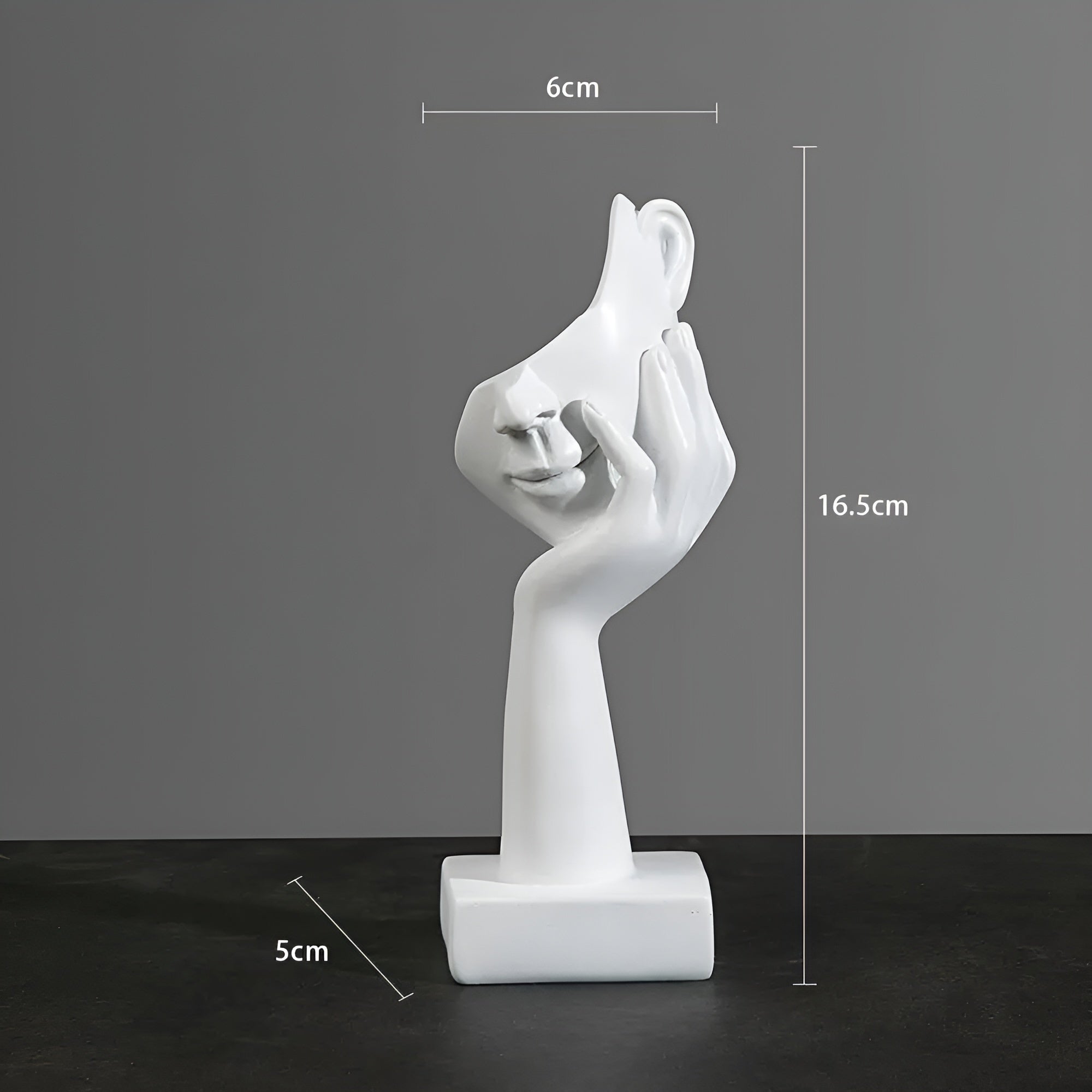 Moderne Abstrakt Tænker Skulptur - Kunstnerisk Indretning Til Dit Hjem