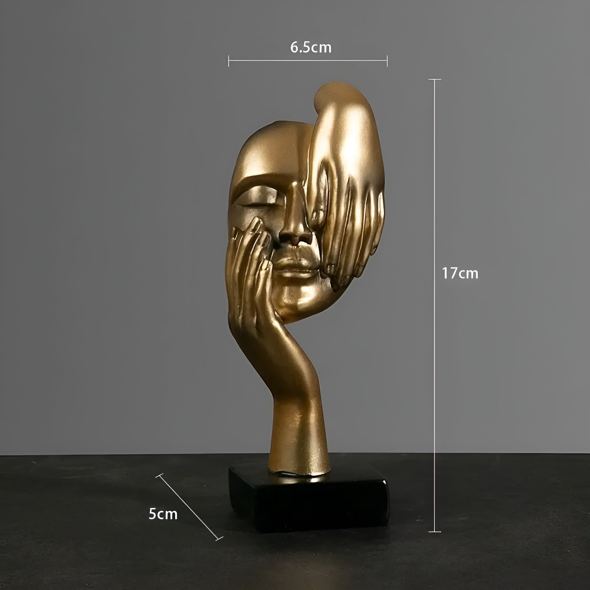 Moderne Abstrakt Tænker Skulptur - Kunstnerisk Indretning Til Dit Hjem