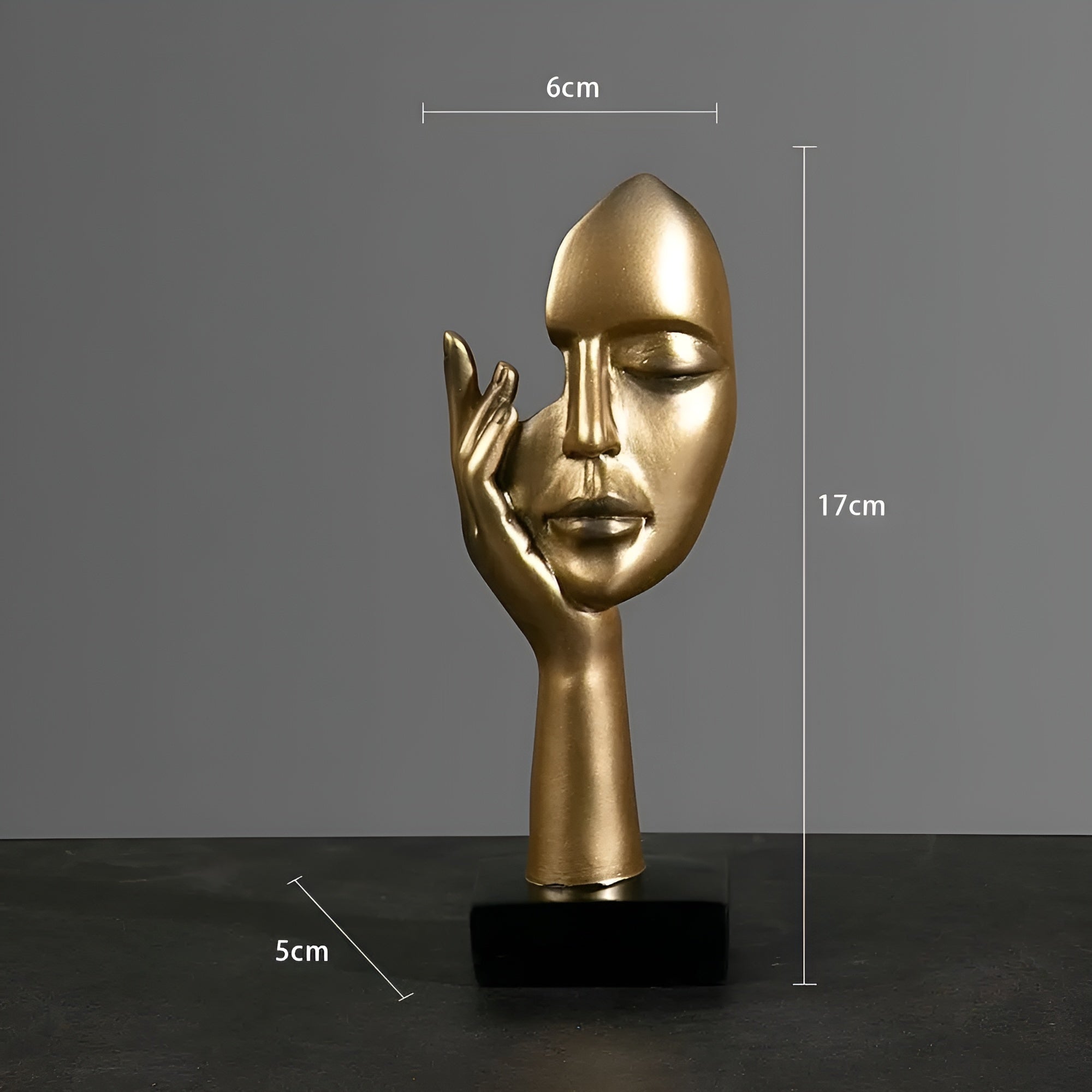 Moderne Abstrakt Tænker Skulptur - Kunstnerisk Indretning Til Dit Hjem