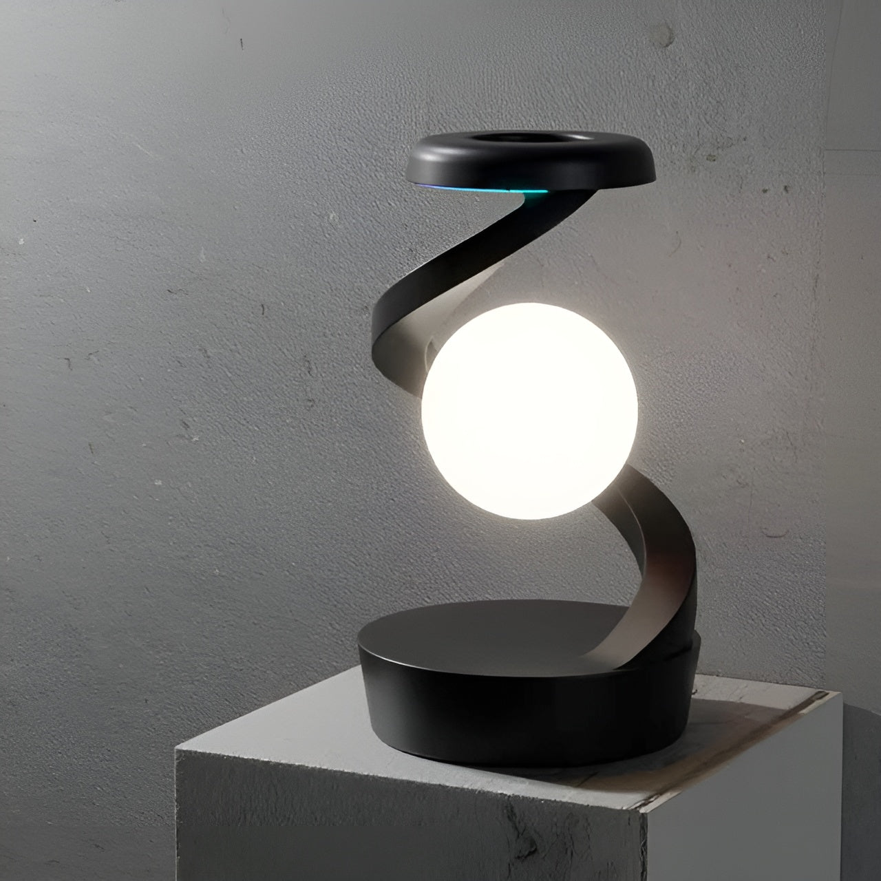 Moderne Flydende Lampe med Roterende LED-lys til Hjemmet