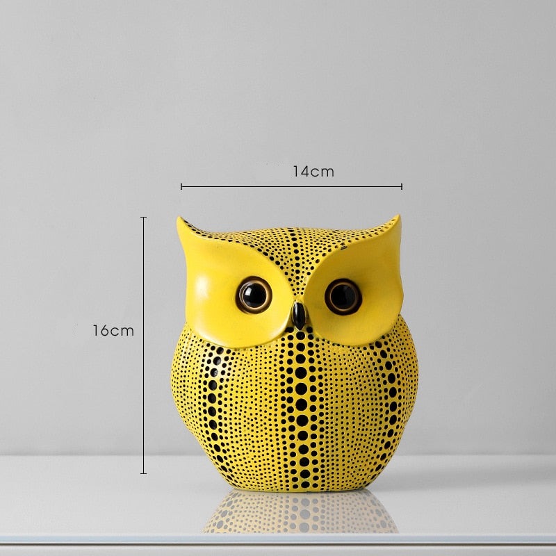 Moderne Græskar Skulptur Med Polka Prikker