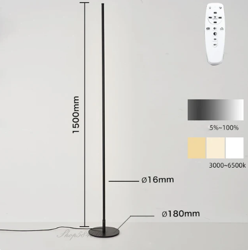 Moderne Gulvlampe Minimalistisk Design