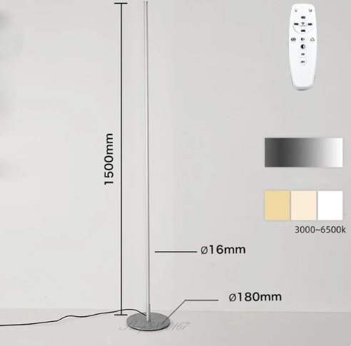 Moderne Gulvlampe Minimalistisk Design