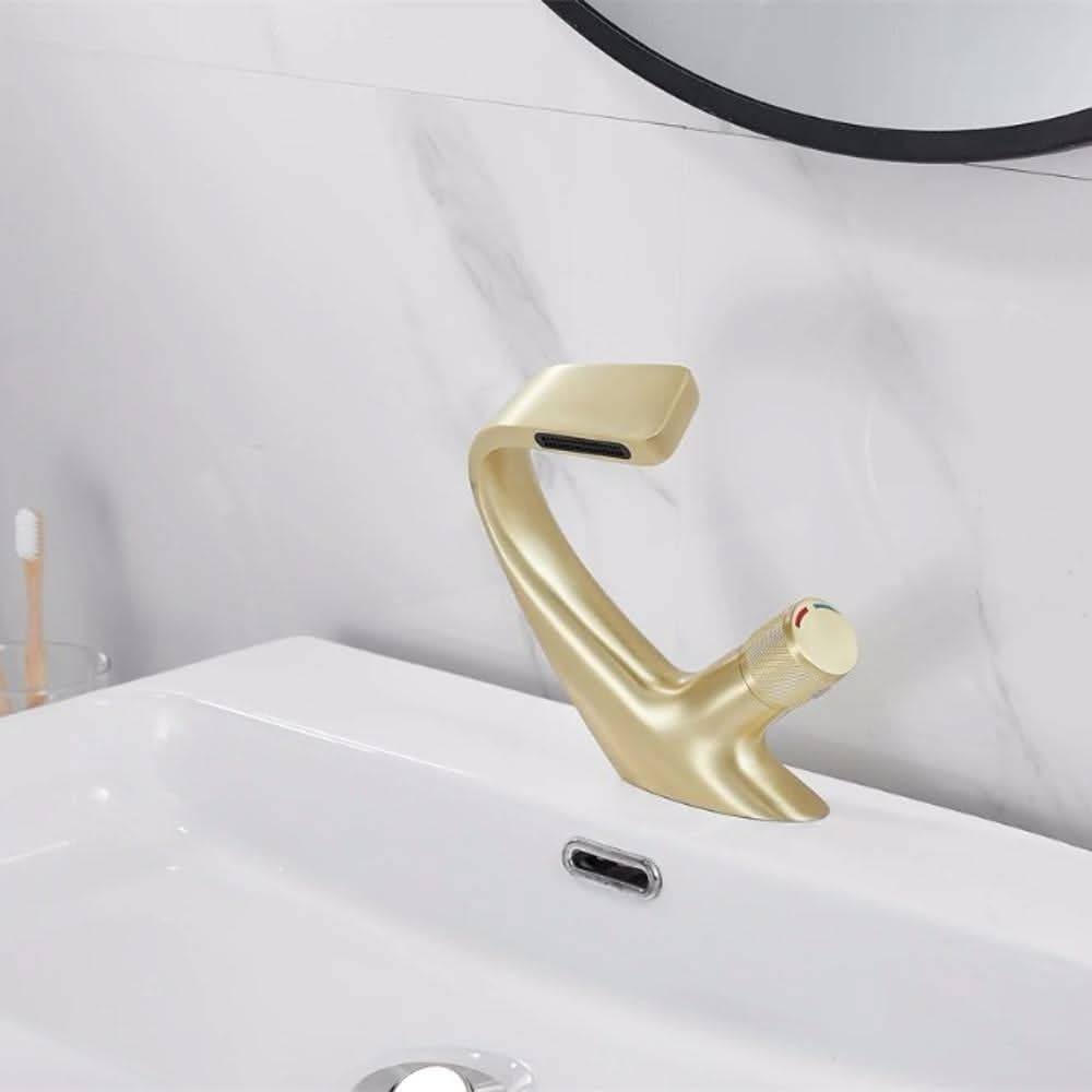 Moderne Håndvaskarmatur med Vandfaldsdesign