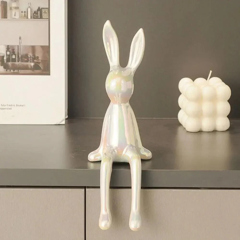 Moderne Kaninpynt Skulptur