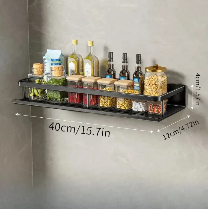 Moderne Køkkenhylde med Pladsbesparende Design