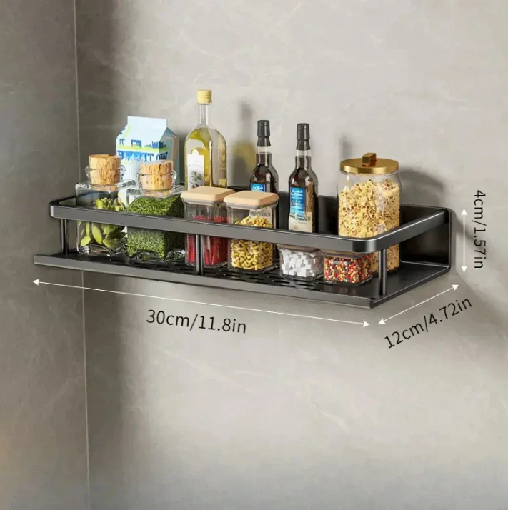 Moderne Køkkenhylde med Pladsbesparende Design
