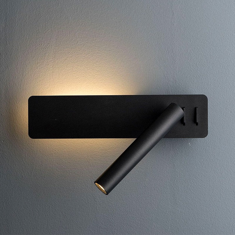 Moderne LED Læsevæglampe til Sengen