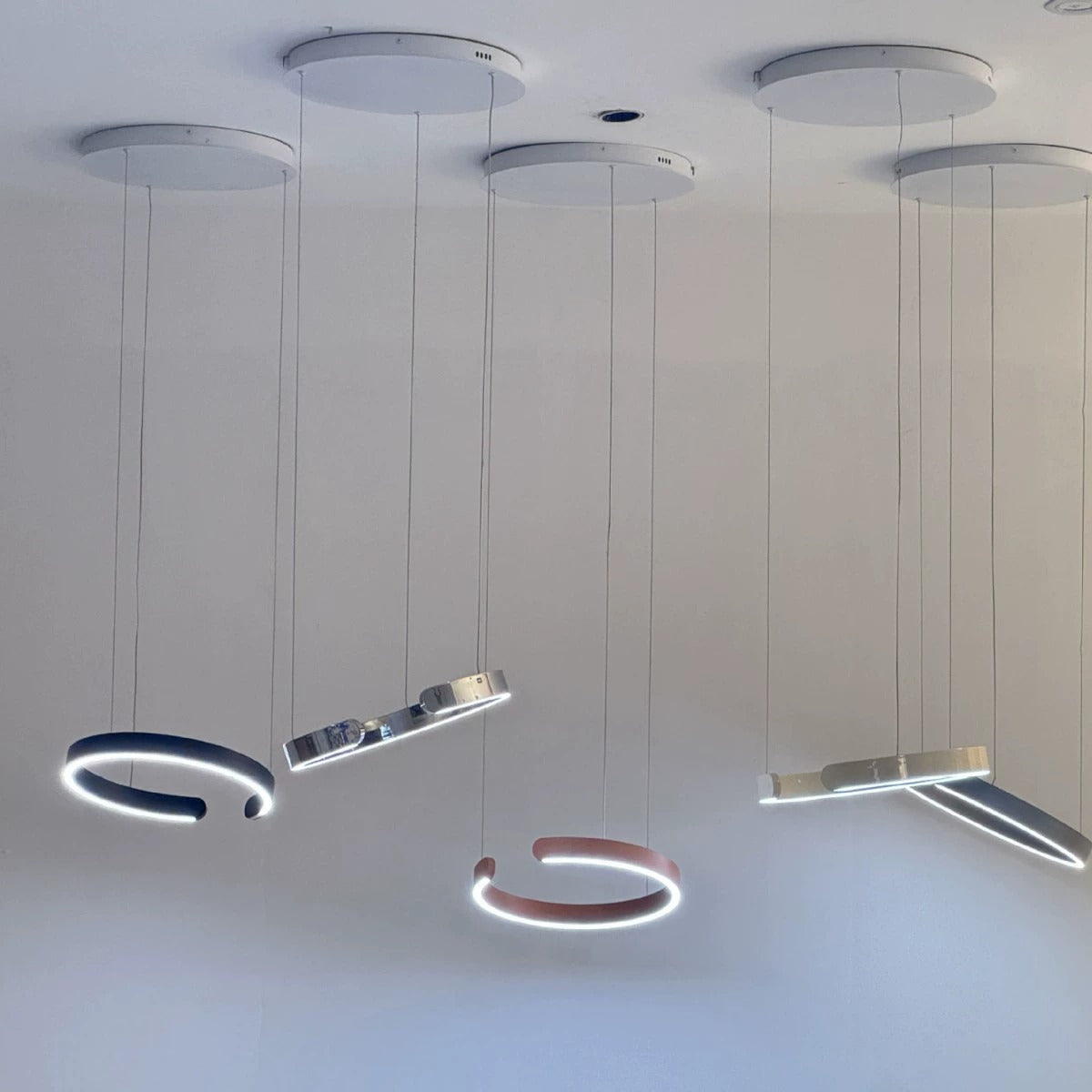 Moderne LED Pendel Lys Cirkulær Design