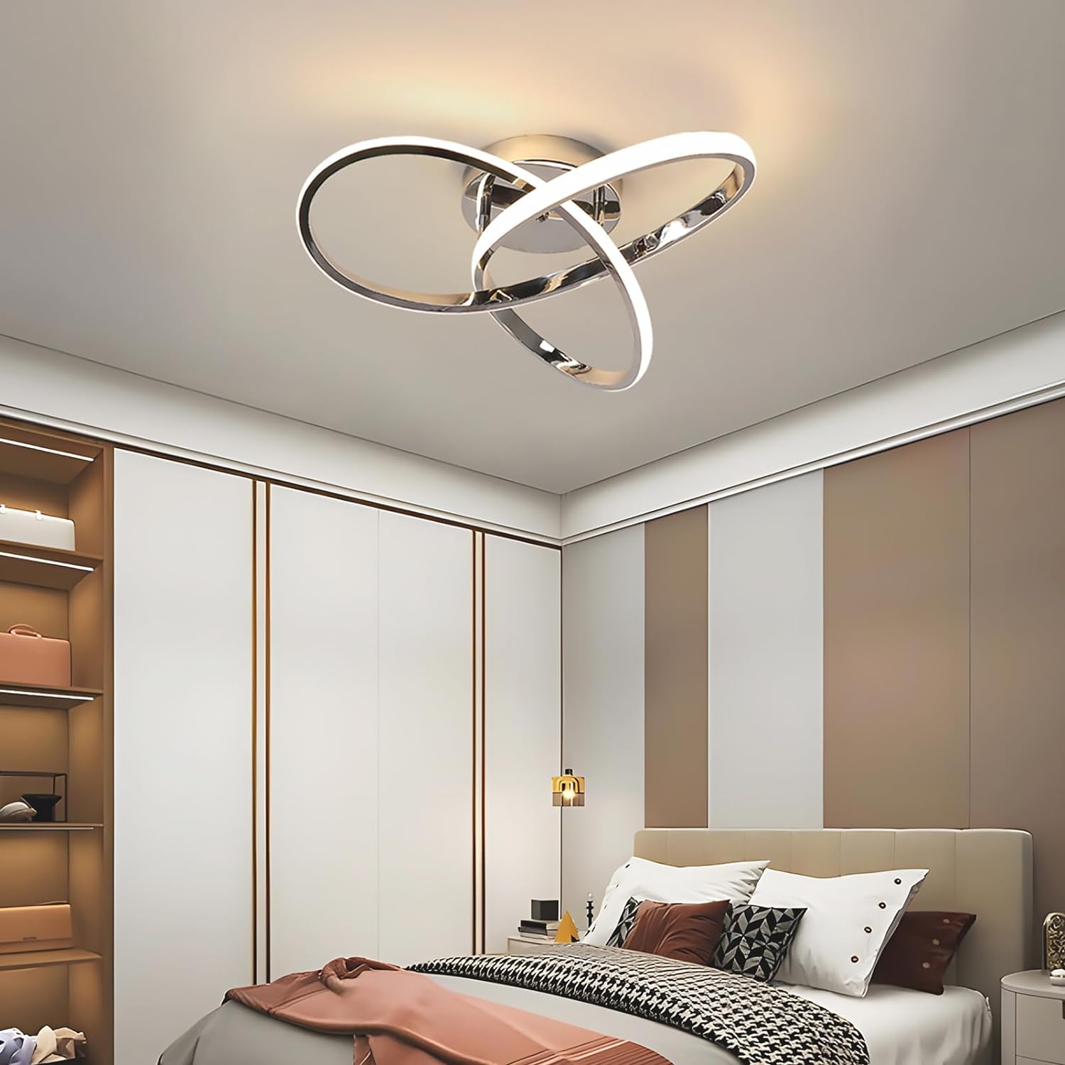 Moderne Loftslampe Blomsterdesign til Soveværelse, Stue og Entre - Energibesparende LED Belysning