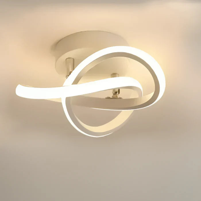 Moderne Loftslampe med Dobbeltring Design