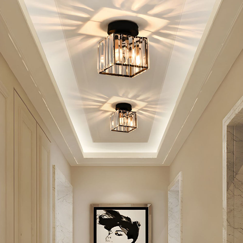 Moderne Loftslampe med Krystaller