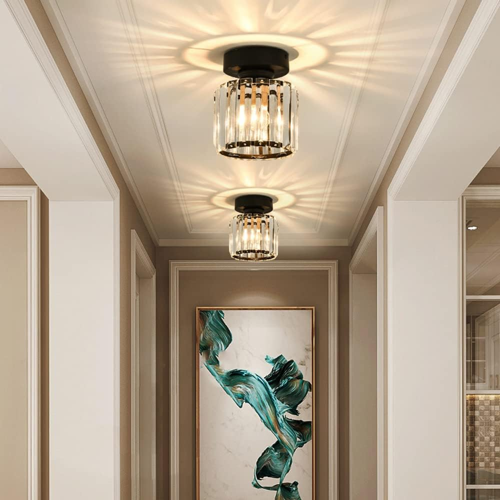 Moderne Loftslampe med Krystaller