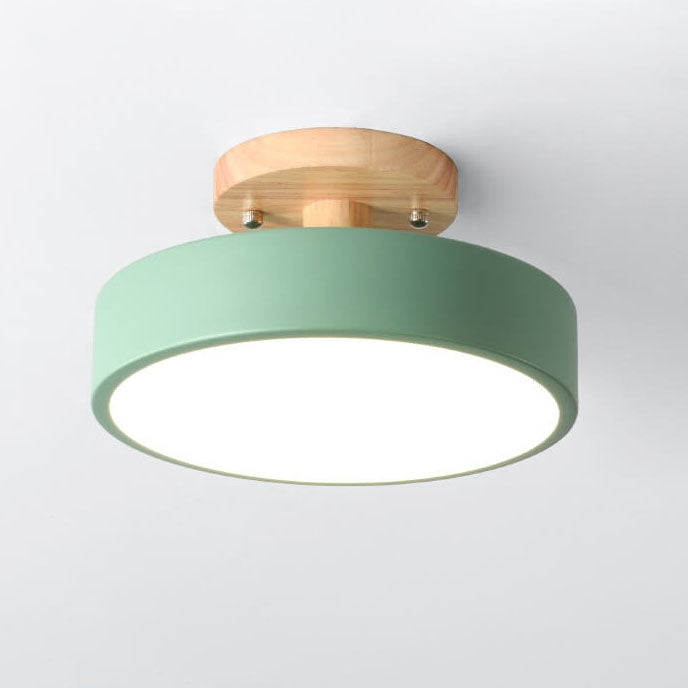 Moderne Loftslampe til Stue og Soveværelse - Rund LED Design med Dæmpning