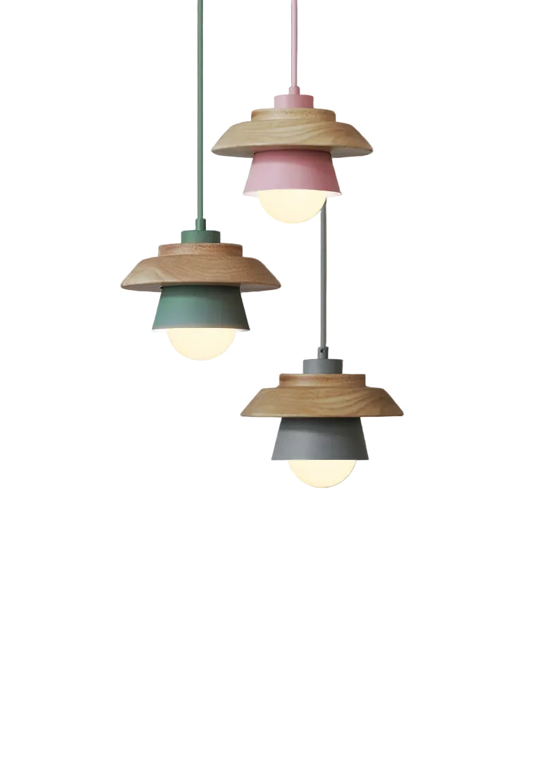 Moderne Pendel Lampe i Træ