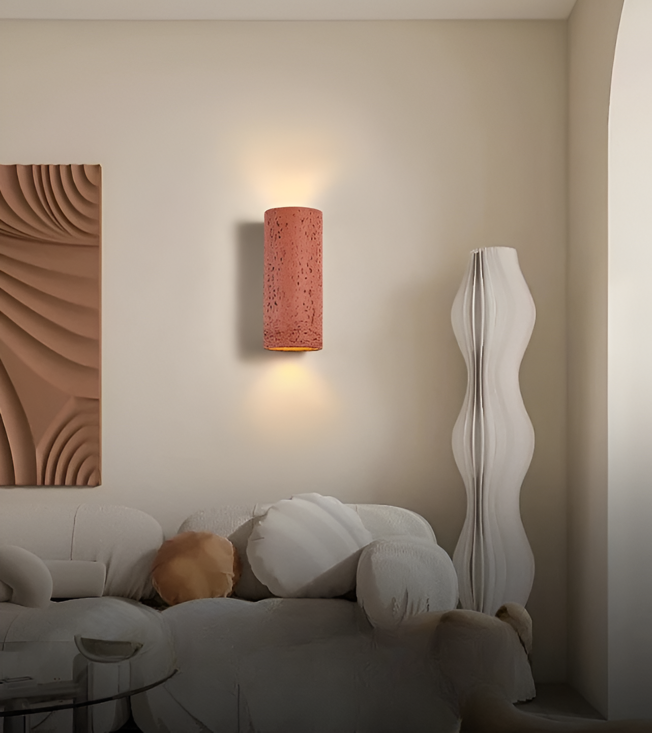 Moderne Væglampe Cylinder Tube LED