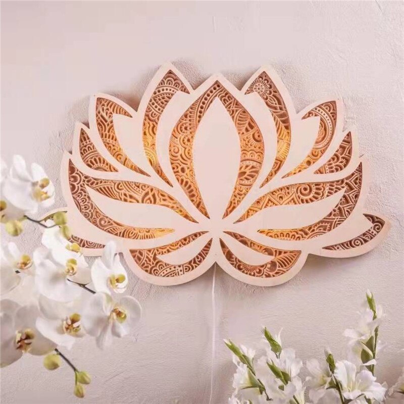 Moderne Væglampe Lotus Mandala