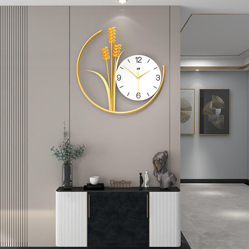 Moderne Vægur Rund Design til Boligindretning