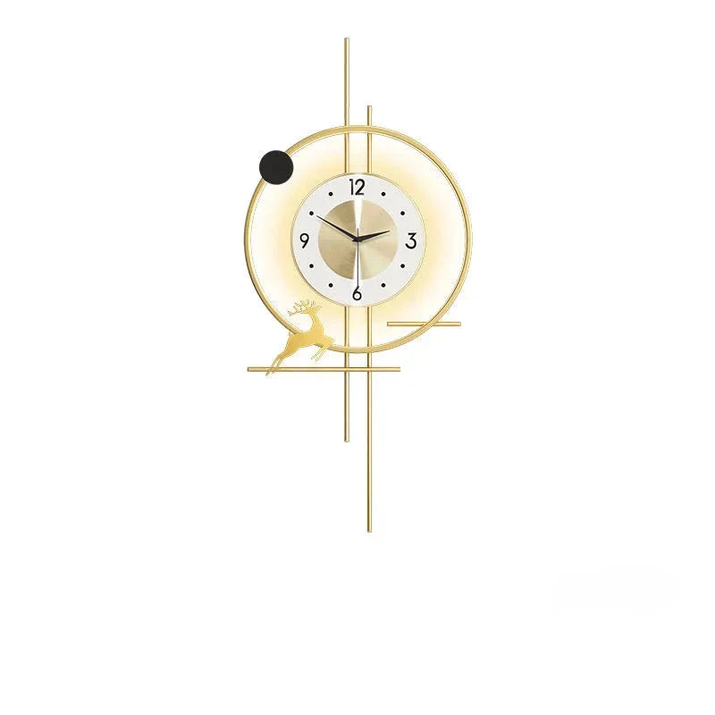 Moderne Vægur med Kunstnerisk Design