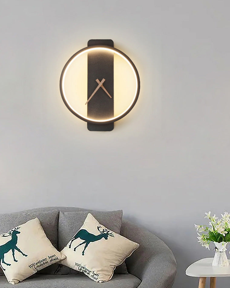 Moderne Vægur med LED-lys