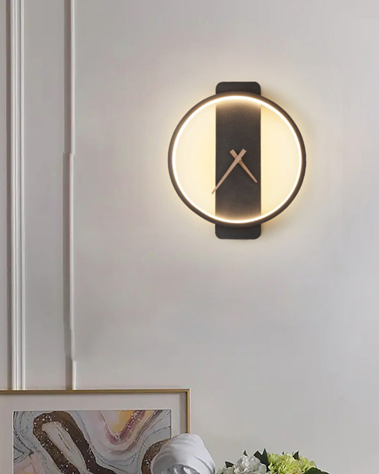 Moderne Vægur med LED-lys