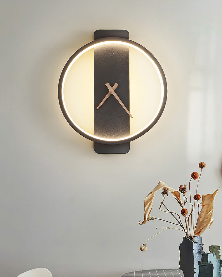Moderne Vægur med LED-lys