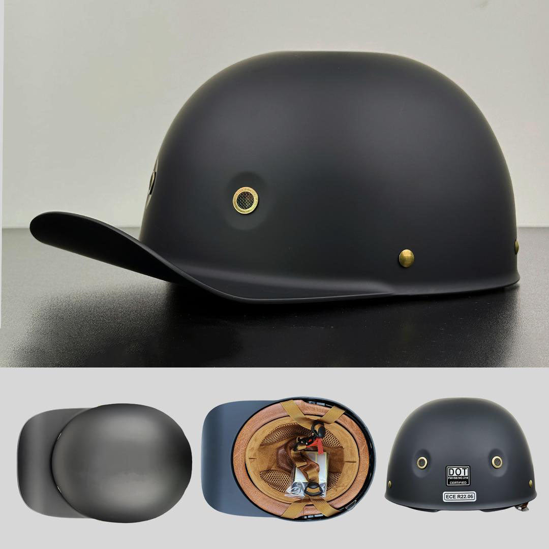 Motorcykelhjelm i Baseballkasket Look