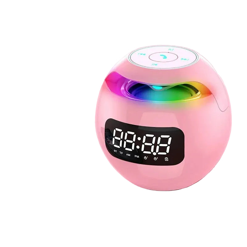 Multifunktionelt Vækkeur med Bluetooth Højttaler