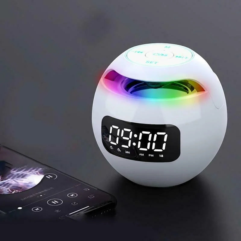 Multifunktionelt Vækkeur med Bluetooth Højttaler